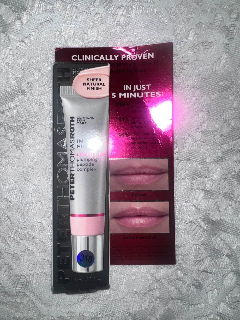 Peter Thomas Roth Instant FIRMx Lip Filler Plumping Peptide Complex 0.3oz - NEW